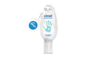 Clinell Hand San Alcohol Gel 50ml Retractable Clip