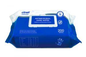 Clinell Antibac Hand Wipes (not individual wrap)
